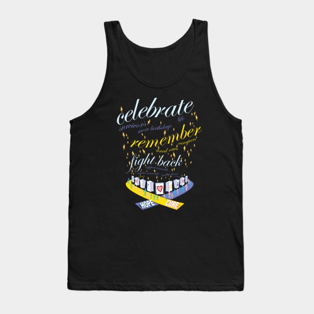 Fight Cancer - Relay for Life Luminaria III Tank Top by frankpepito
